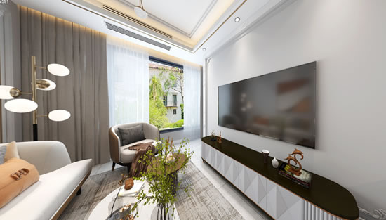 极客悦层两室一厅现代风格装修案例