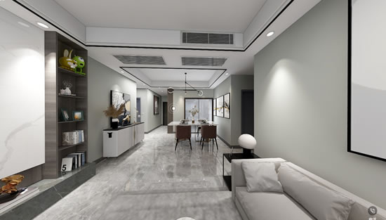 保利仁里四室两厅现代装修风格案例
