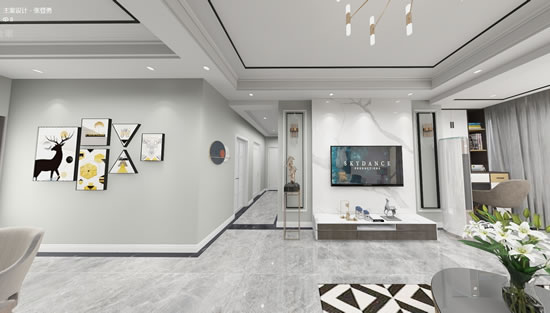 永兴世家套三双卫现代风格装修效果图