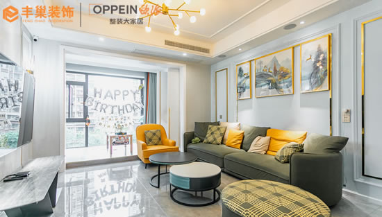 中城国际现代轻奢装修案例完工实拍