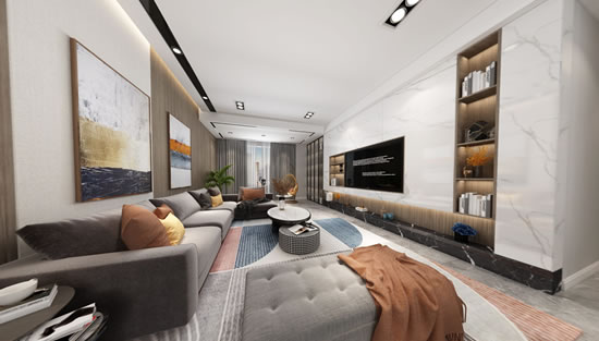 中南新悦府140平四室两厅现代简约