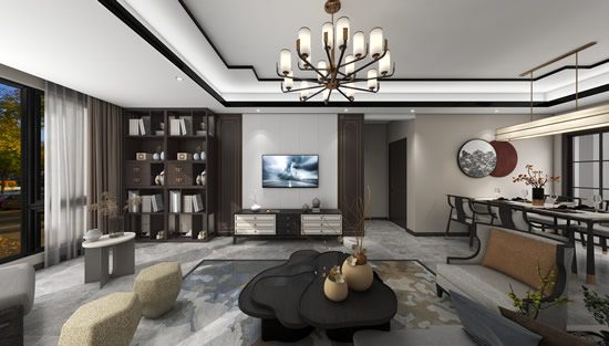 TCC世纪豪庭三期 | 111平新中式