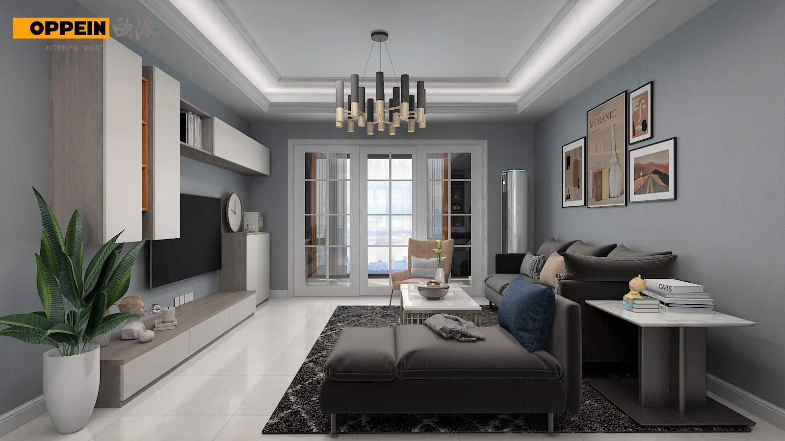  仁寿保利仁里二期现代简约装修效果图