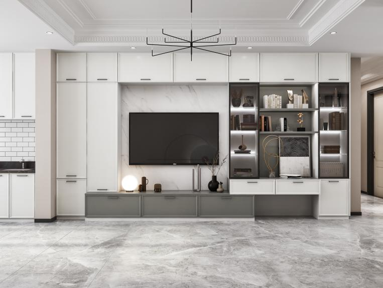 仁寿装修｜凭借设计优势，68m²住三人，还有一个女主人独立衣帽间